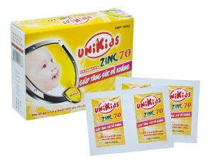 Cốm Unikids Zinc 70 DHG tăng cường sức đề kháng (24 gói x 1.5g)