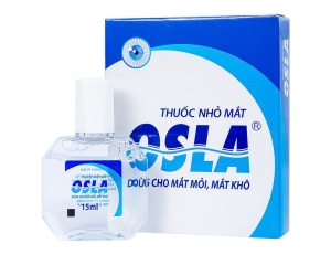 Thuốc nhỏ mắt Osla Merap Group dùng cho mắt mỏi, mắt khô, ngứa mắt, khô rát mắt (15ml)