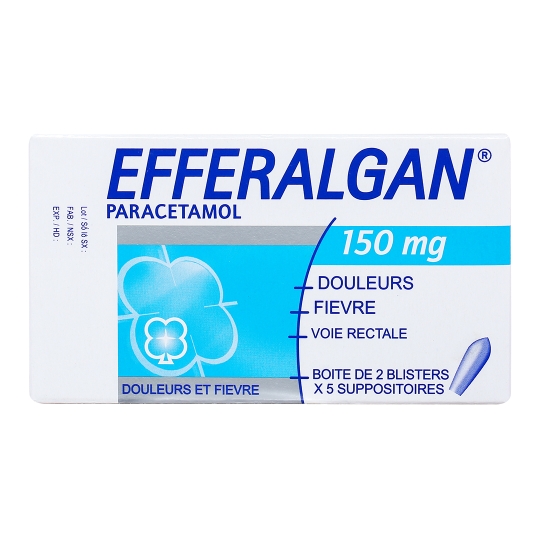 Efferalgan 150mg SUPPO