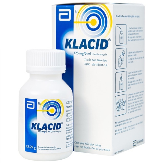 KLACID 125MG/5ML BOTTLE 60ML