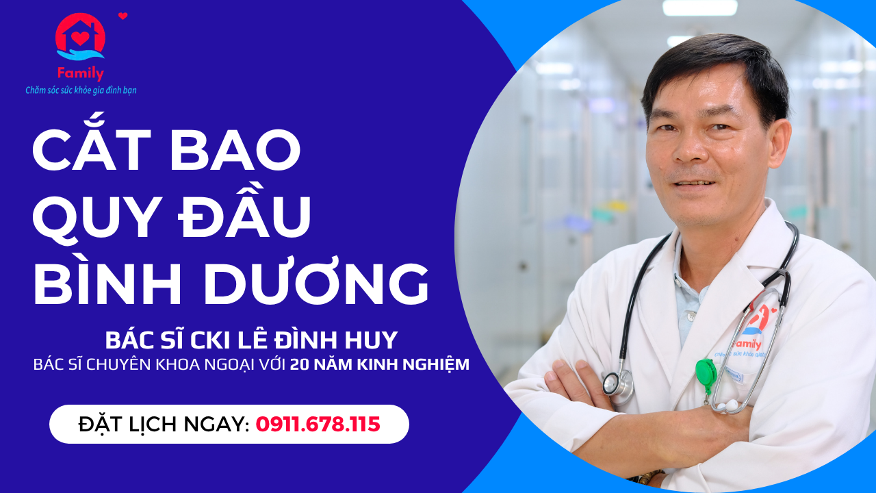 Cắt bao quy đầu Bình Dương